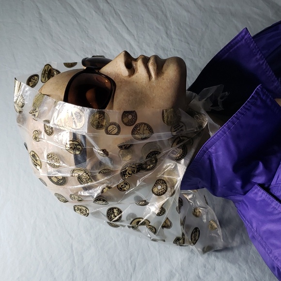 AT EASE Vintage/ Retro Button Up Belted Rain Trench Coat Size 9 - Picture 2 of 16